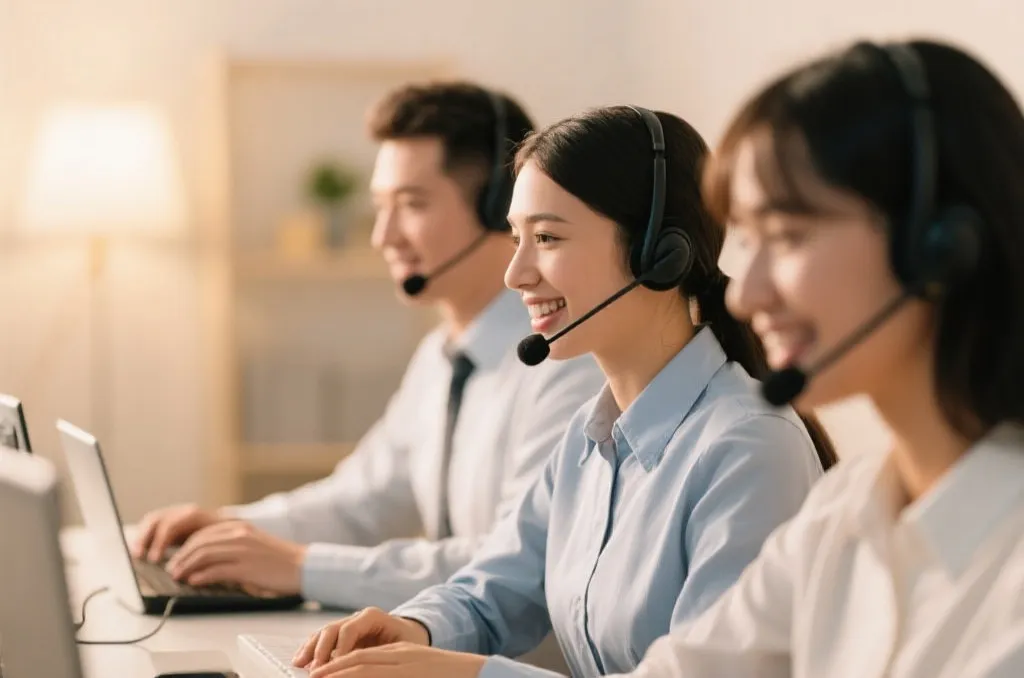 客服团队支持与信任建设的占位图